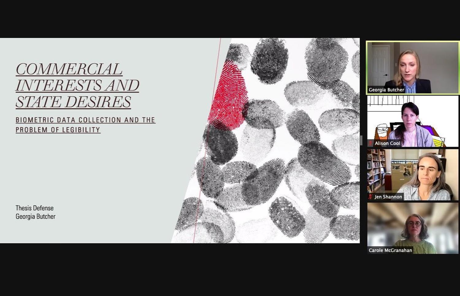 Georgia Butcher Dissertation Defense Via Zoom