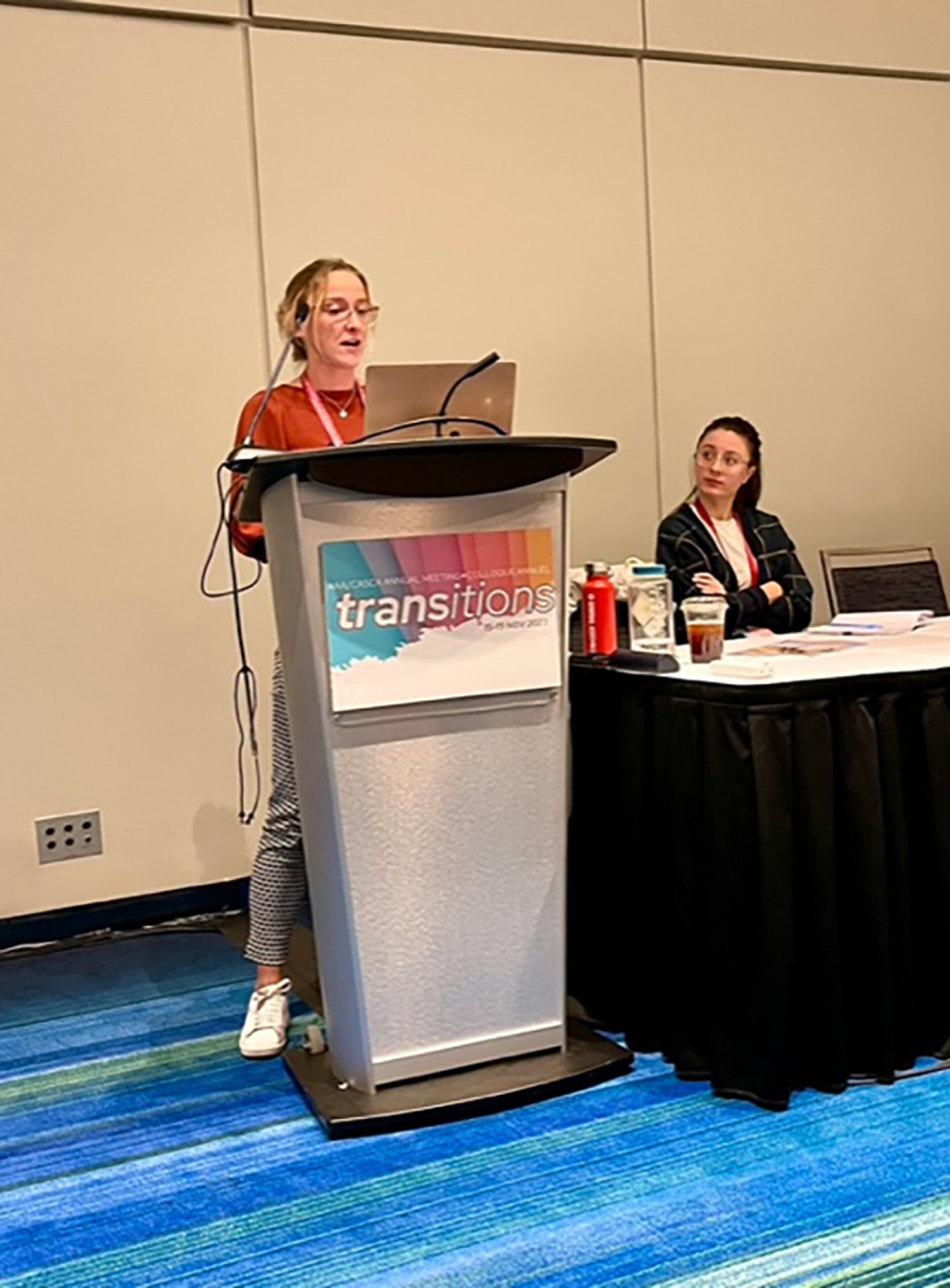 Georgia presenting at the AAA Conference