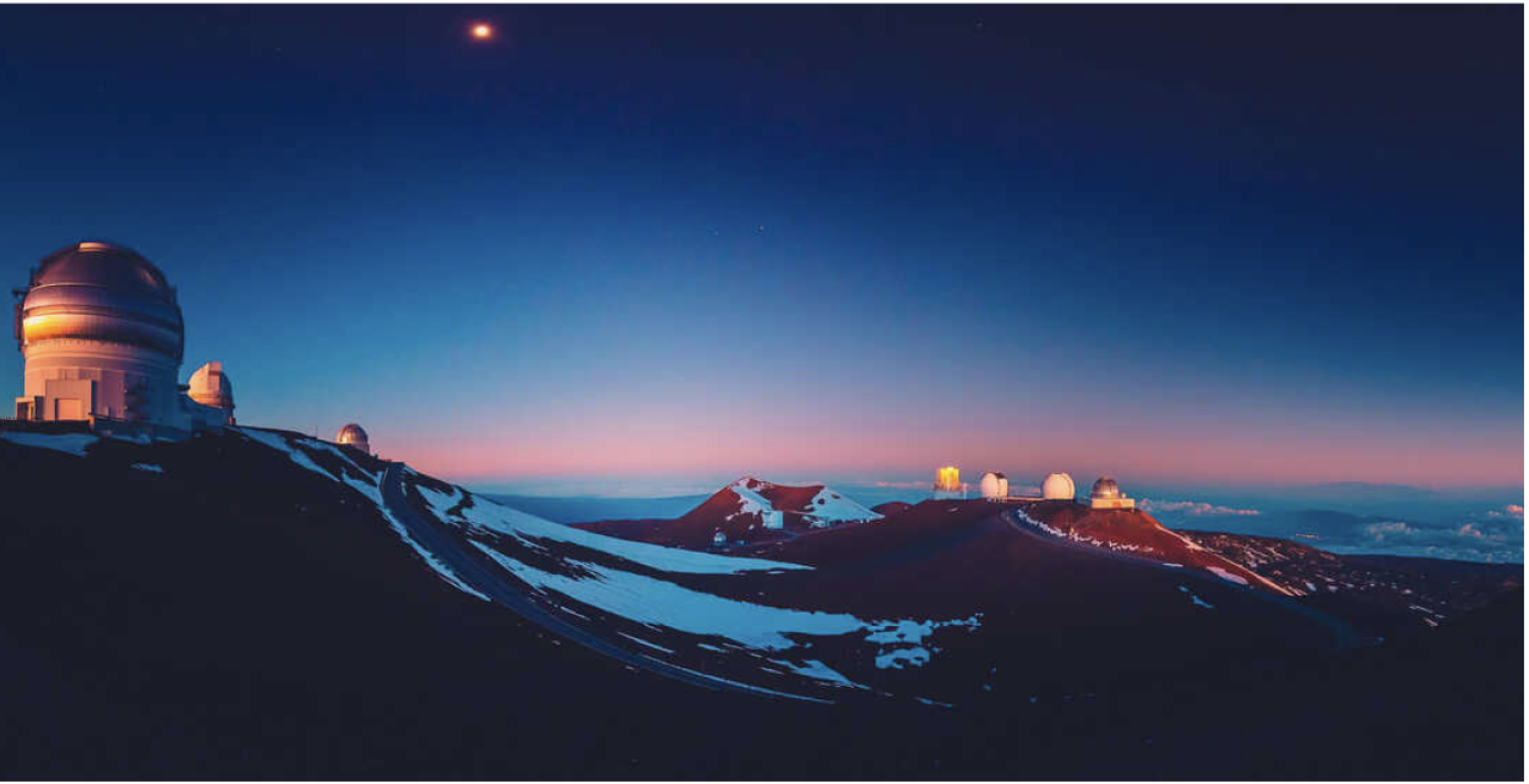 Mauna Kea at dusk