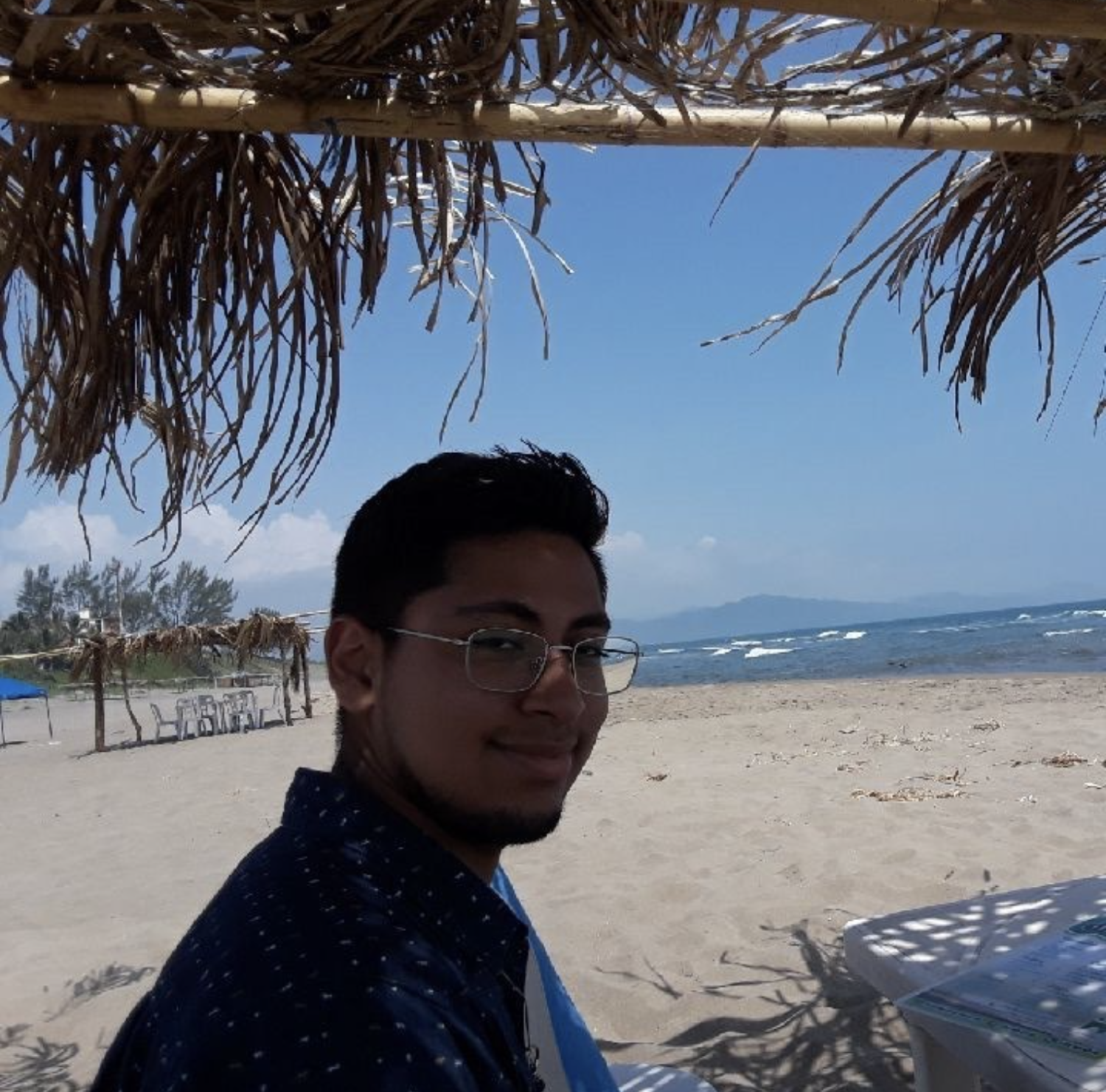 Nicholas on the beach