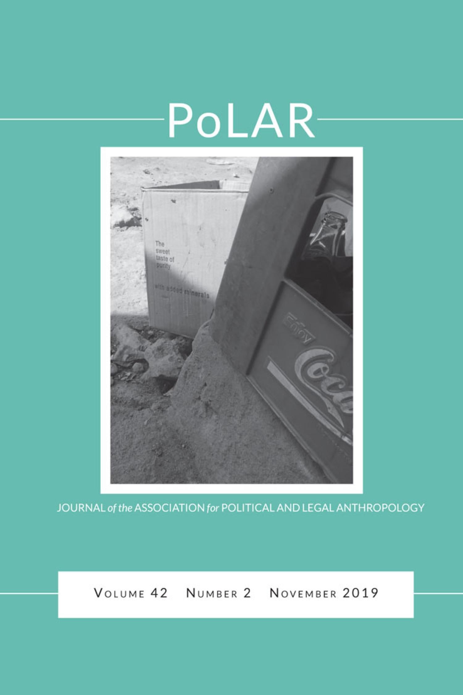 PoLAR: Political and Legal Anthropology Review Journal Cover