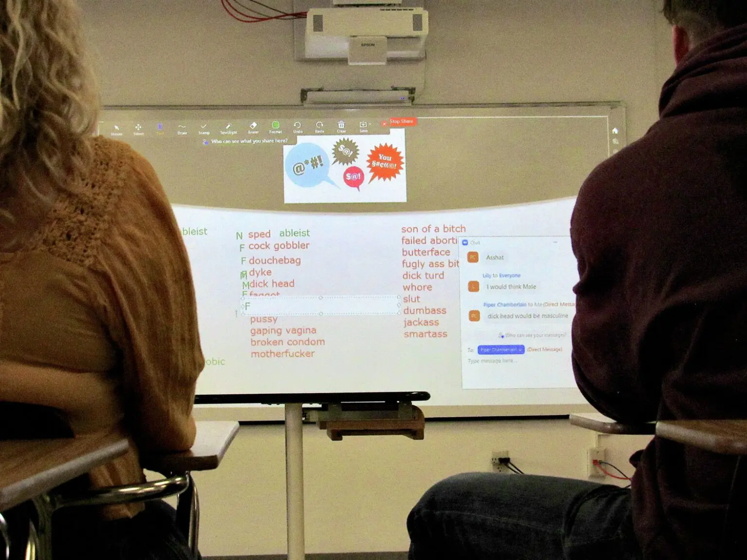 PowerPoint with slang terms
