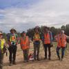 Students and New Mexico State Land Office collaborators at Sapawe, New Mexico in June 2024
