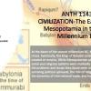 ANTH 1143 Promo Slide featuring a Babylonia Map
