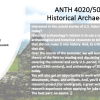 Historical Archaeology Promo Slide