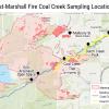 Coal Creek map_of_water_sampling