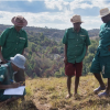 Community rangers patrolling in Itremo protected area, center of Madagascar