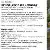 Anth 4615/5615 Kinship: Being and Belonging featuring a child wearing a raincoat