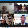 Erik Jurado Master's Thesis Defense Zoom Screen with Proferssors Gutiérrez, Joyce and Ortman