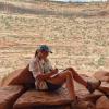 Kelsey Hoppes in the Field
