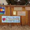 Marshall Fire thank you fence