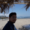 Nicholas on the beach