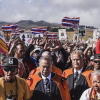 Protestors in Mauna Kea