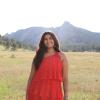 Sanjana in front of the Flatirons
