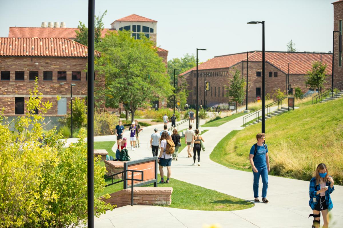 a scenic view of campus