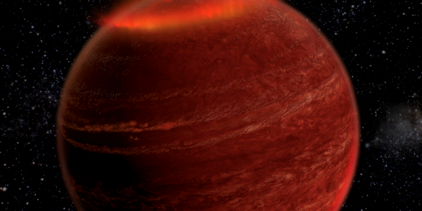 artist's concept of a "brown dwarf" object