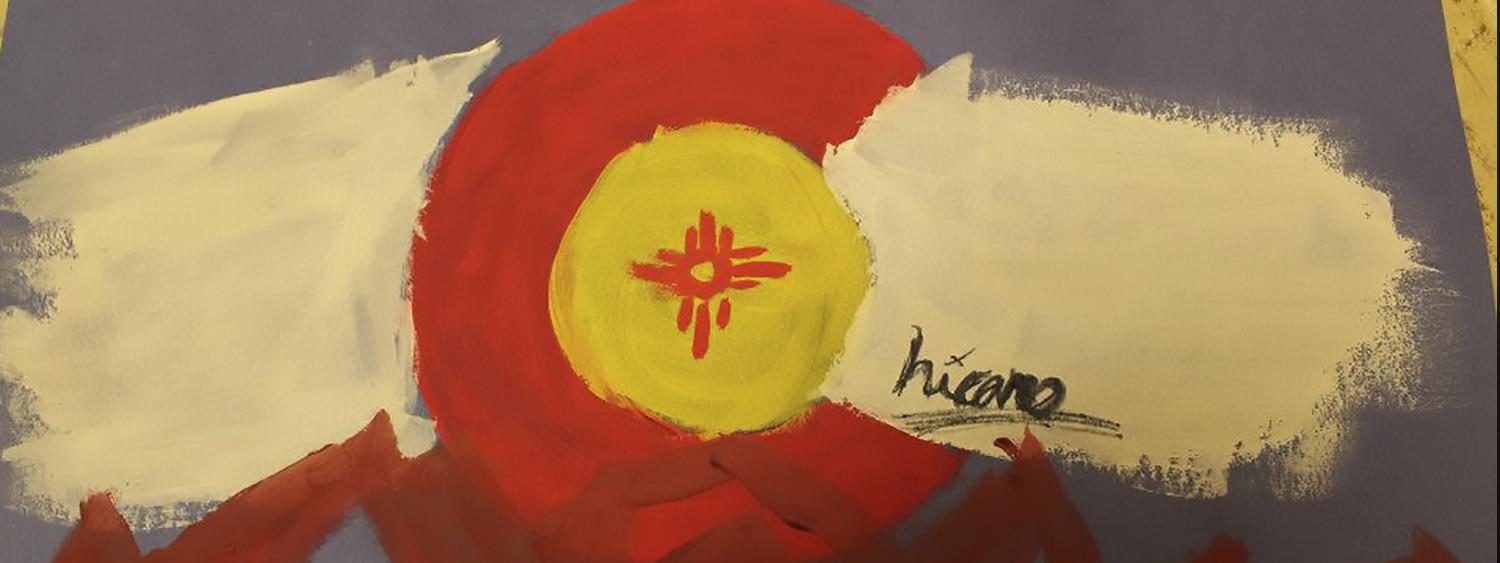 Aquetza's Chicano Colorado flag