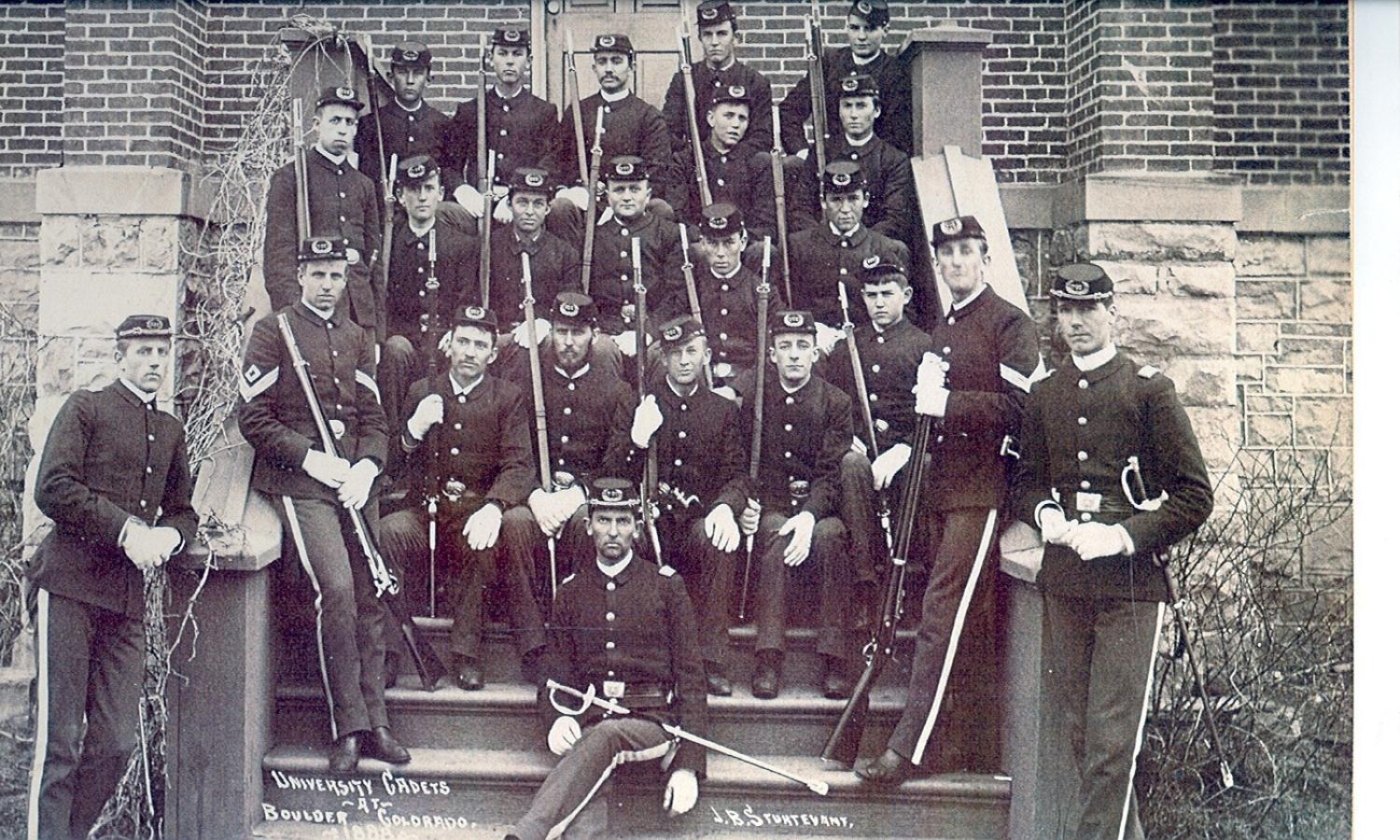 Cadet corp members from 1888