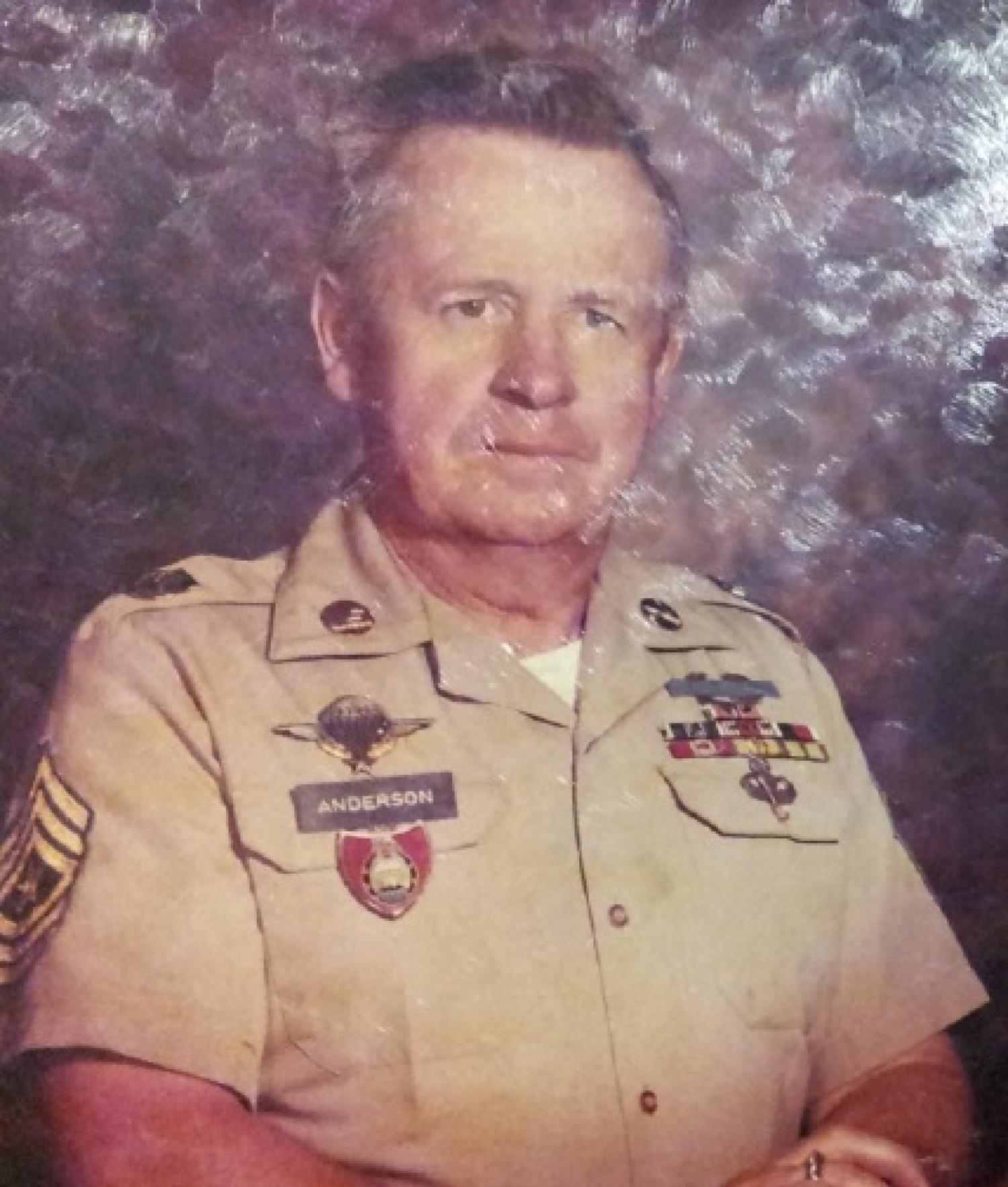 SGM John Anderson, Cadre member from 1975-1981.