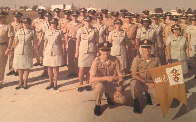 2LT Christine Agatsuma Rigby with Signal Corps, first assignment after being commissioned.