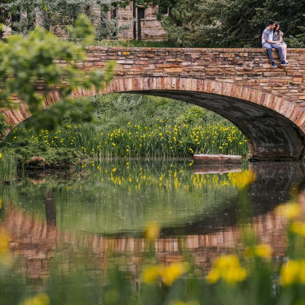 CU Boulder campus bridge