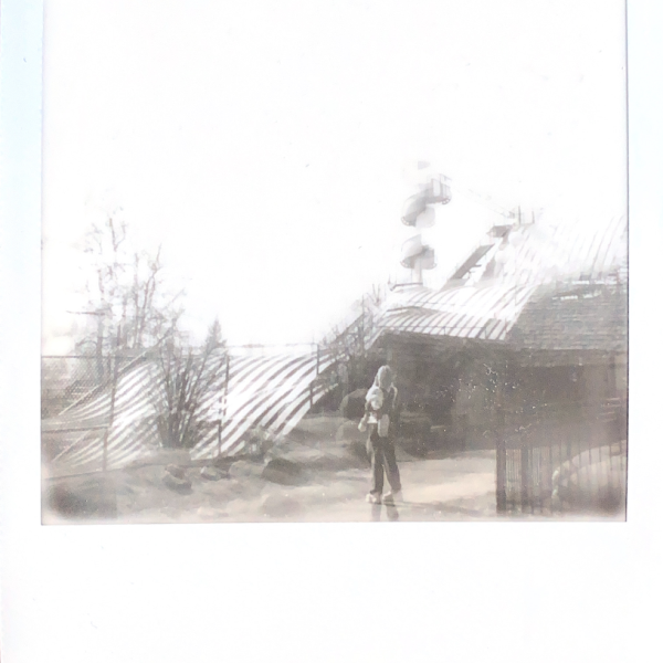 Mike O'Brien (BFA). Apparition (Memory of Sister) , Polaroid, 3.108 × 3.024 inches 