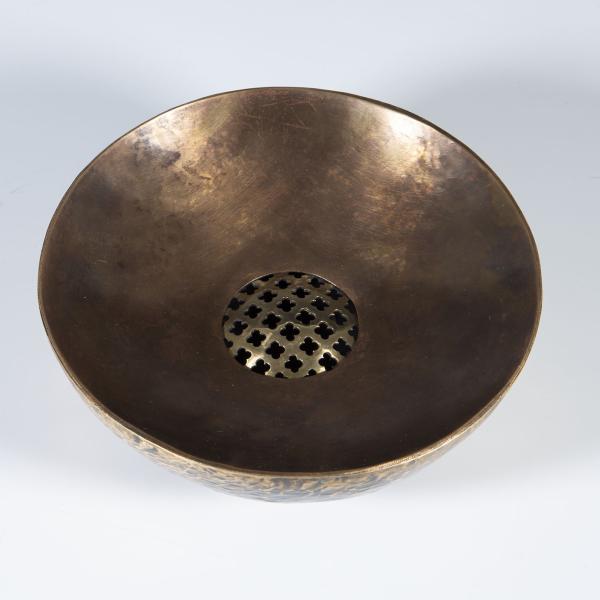 "Vessel," Bronze, 8” x 8” x 2½”, 2019