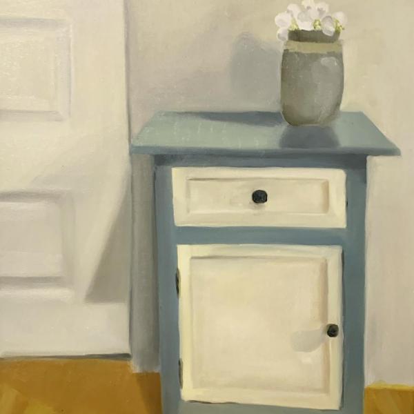 Evie Kiehfuss (BFA). Still Life, Oil on Canvas, 18"x24"