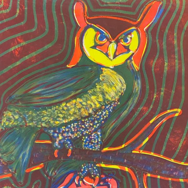 Audra Smith (BFA). “Stinkini”, Monotype, 15” x 19”