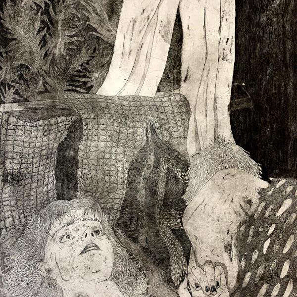 After the Nightmare, 2021. Hardground and Aquatint