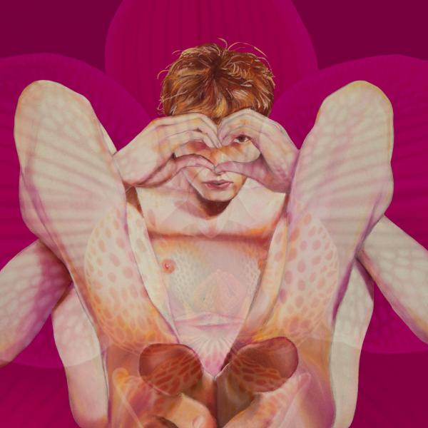 Orchid’s Vision, 2023, pastel and digital painting.