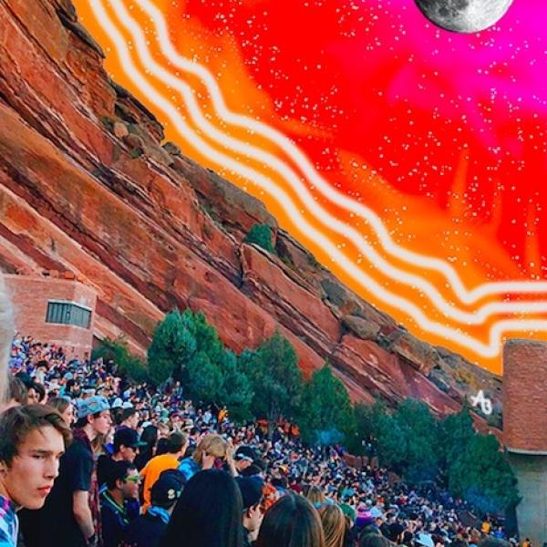 Ally Berstein (BA). Red Rocks 2, photograph, Photoshop, 11 x 14”