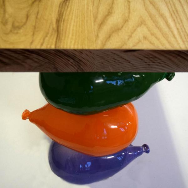 "Waiting Game," Glazed ceramic, White Ash, Steel 48” x 16” x 18” 2020