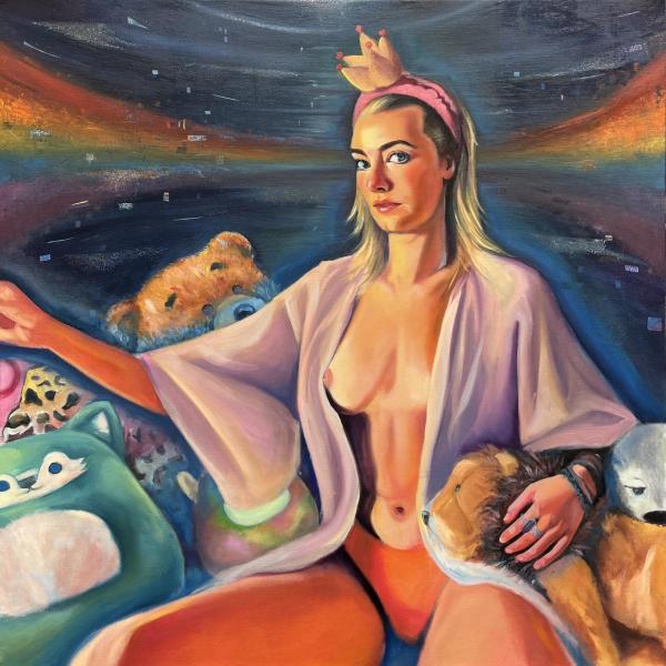 From Childhood to Adulthood, 2023. Oil
