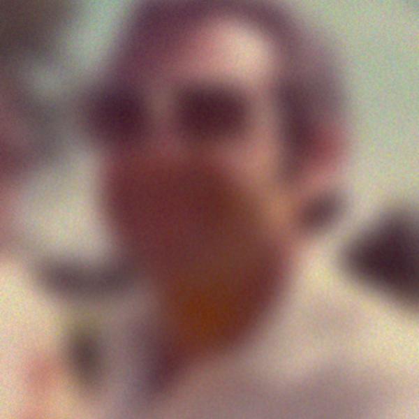 "In the Backyard, c. 1972," Digitally Manipulated Film Image 13” x 19” 2019