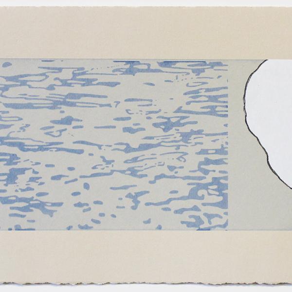 Genesis, Screenprint with graphite, 8” x 20”, 2020