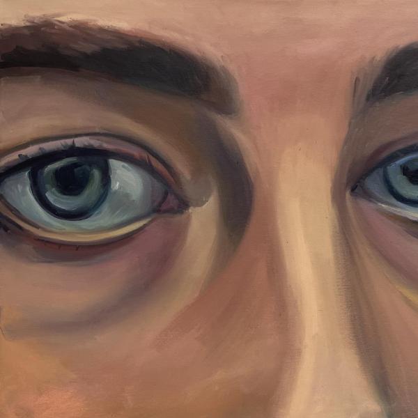 Looking Closer, 2023. Oil