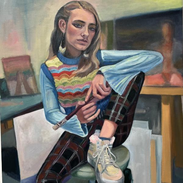 Reflection, 2023. Oil
