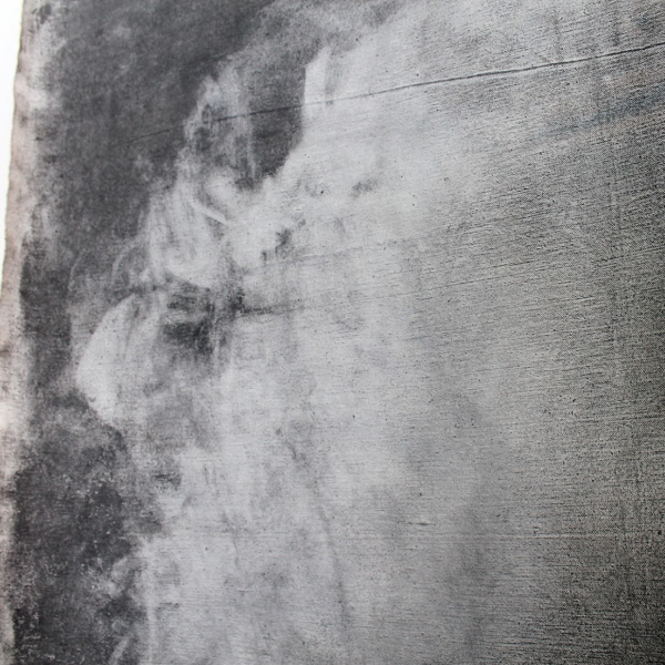 Sara St. Clair. "Sleep Drawing Experiment," Graphite on Canvas. 5'x5'. 2019