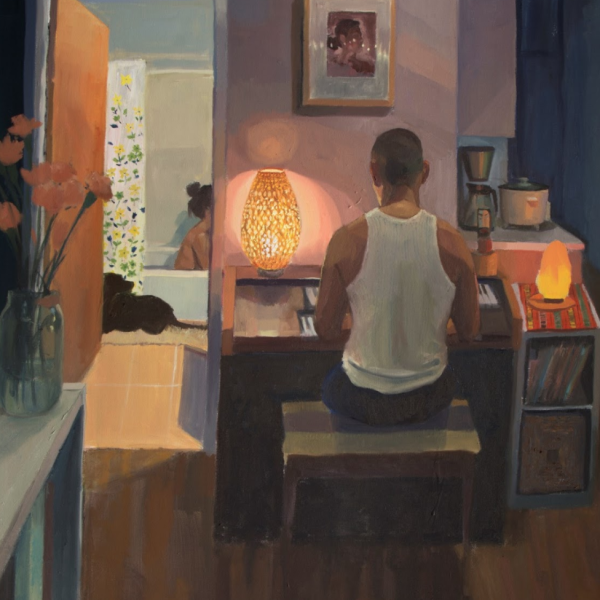 Mikey Yates. "Unit 2," Oil on canvas. 48"x36". 2019