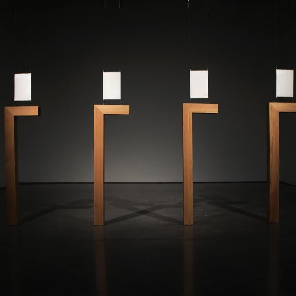 "The Great Divide," Homestead acts, homesteader diaries, fine silver, douglas fir 12’ x 4.5’x 4” 2019