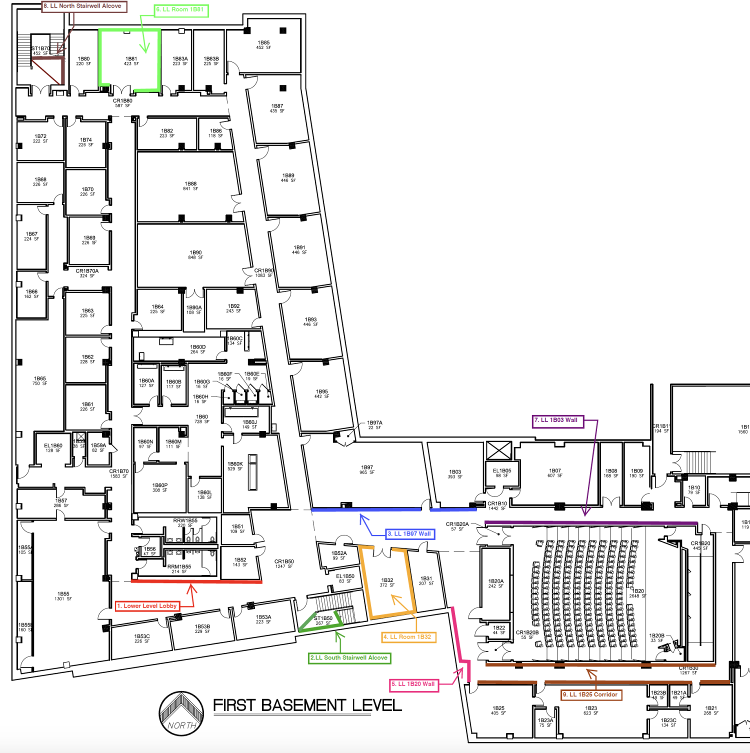 Schematic drawing Lower Level VAC