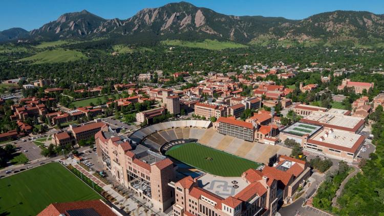 CU Boulder campus