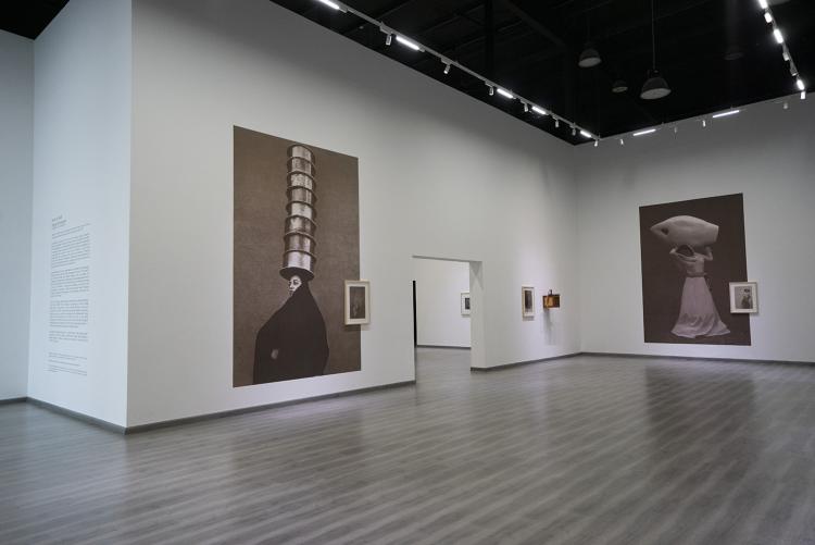 Staging the Imagined solo exhibition at Ayyam Gallery, Dubai, 2019