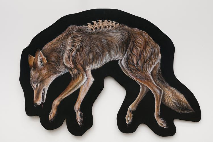 ‘Nothing Lost’ - Acrylic and Watercolor on Wood - 2022