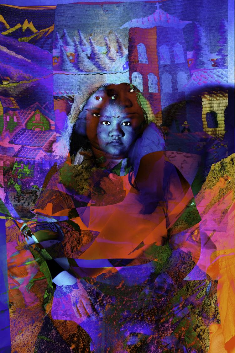 The Fusion, 2022 Adhesive Inkjet Wallpaper 6’ x 9’