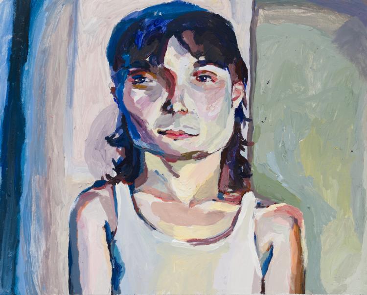 Eva, Acrylic on Canvas, 16 x 20”, 2020