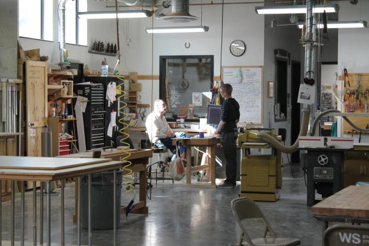 Bill Rumley woodshop