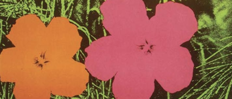 Andy Warhol flower print