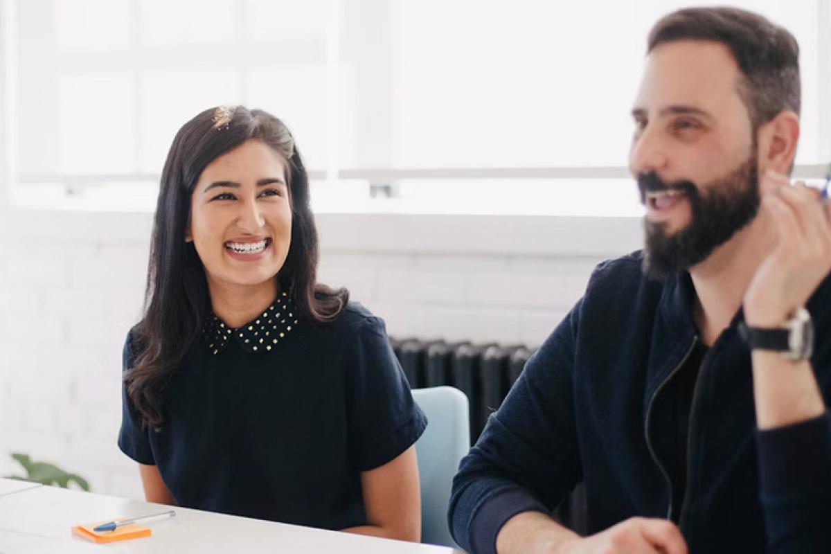 Image of two professionals